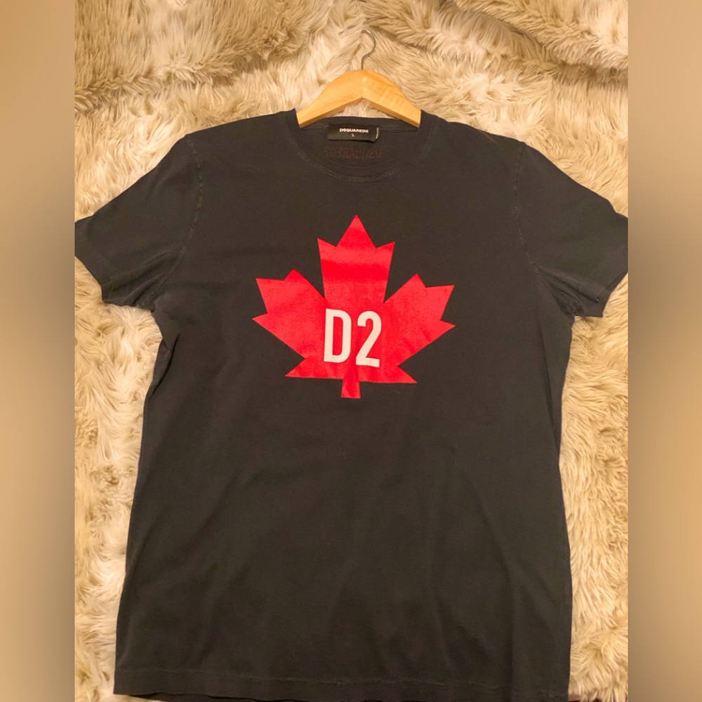 DSQUARED Men’s logo vintage shirt
